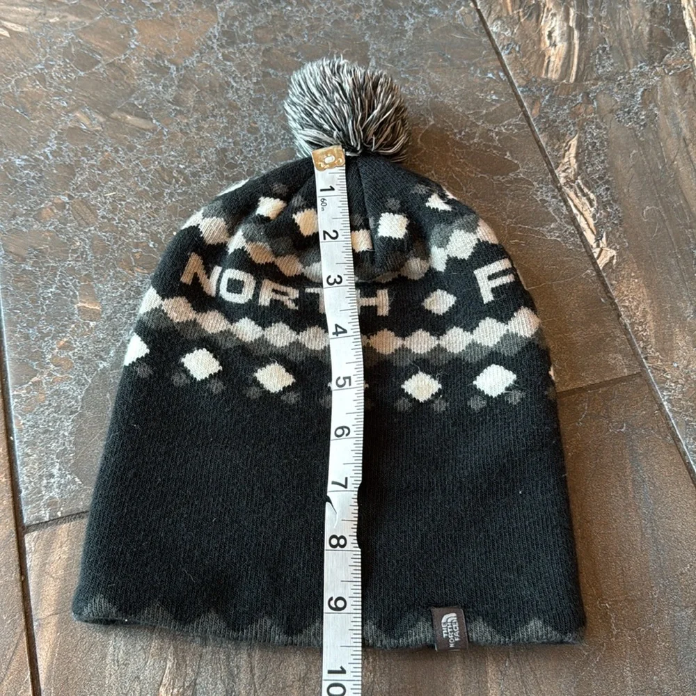 The North Face Kids' Monochrome Pom Beanie Hat